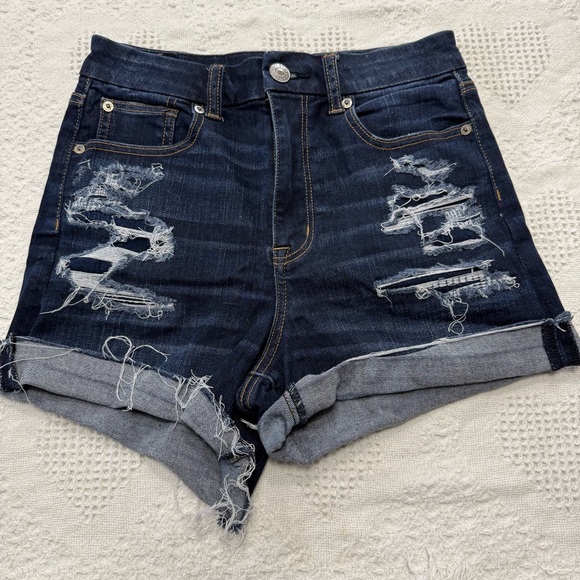 American Eagle Outfitters Pants - American Eagle Curvy Hi Rise Shortie (4)